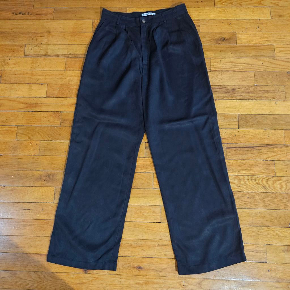 Reformation Black Trousers Pants Women's Size 6 Petite